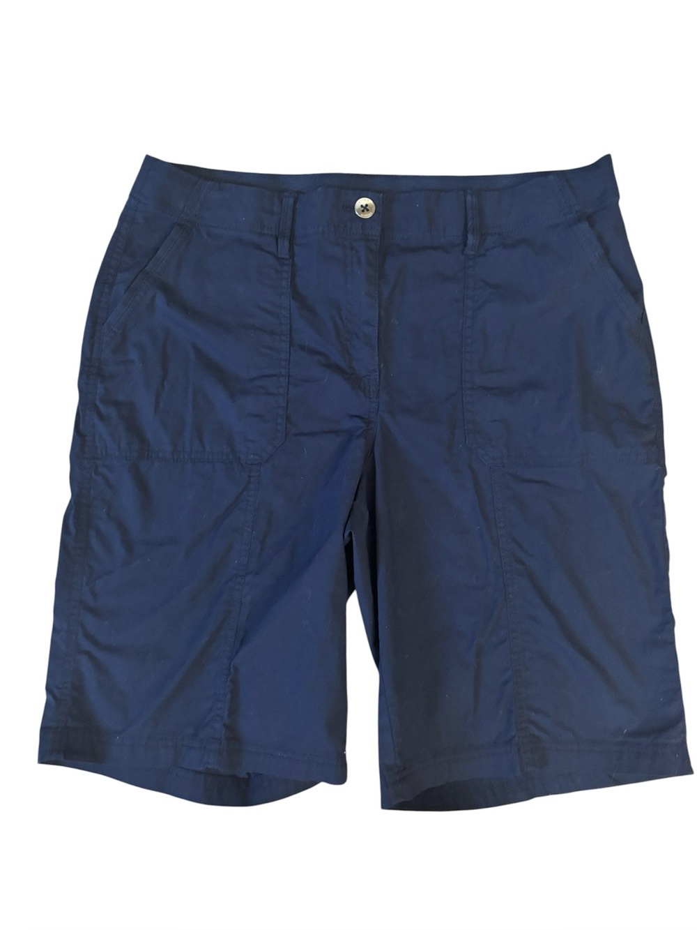 Chico's Blue Bermuda Shorts 11" Inseam Size 2 (Women's 12)